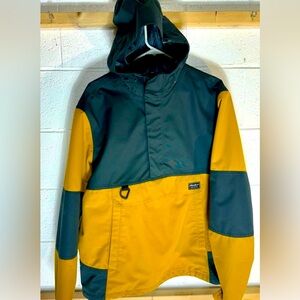 Eddie Bauer Yellow and Dark Gray Performance Jacket